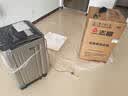 志高（CHIGO）全自动洗衣机 家用小型波轮 洗脱一体机大容量 公寓宿舍出租房 咖啡金 波轮 12斤【蓝光洗护+风干洁桶+强电机】 实拍图