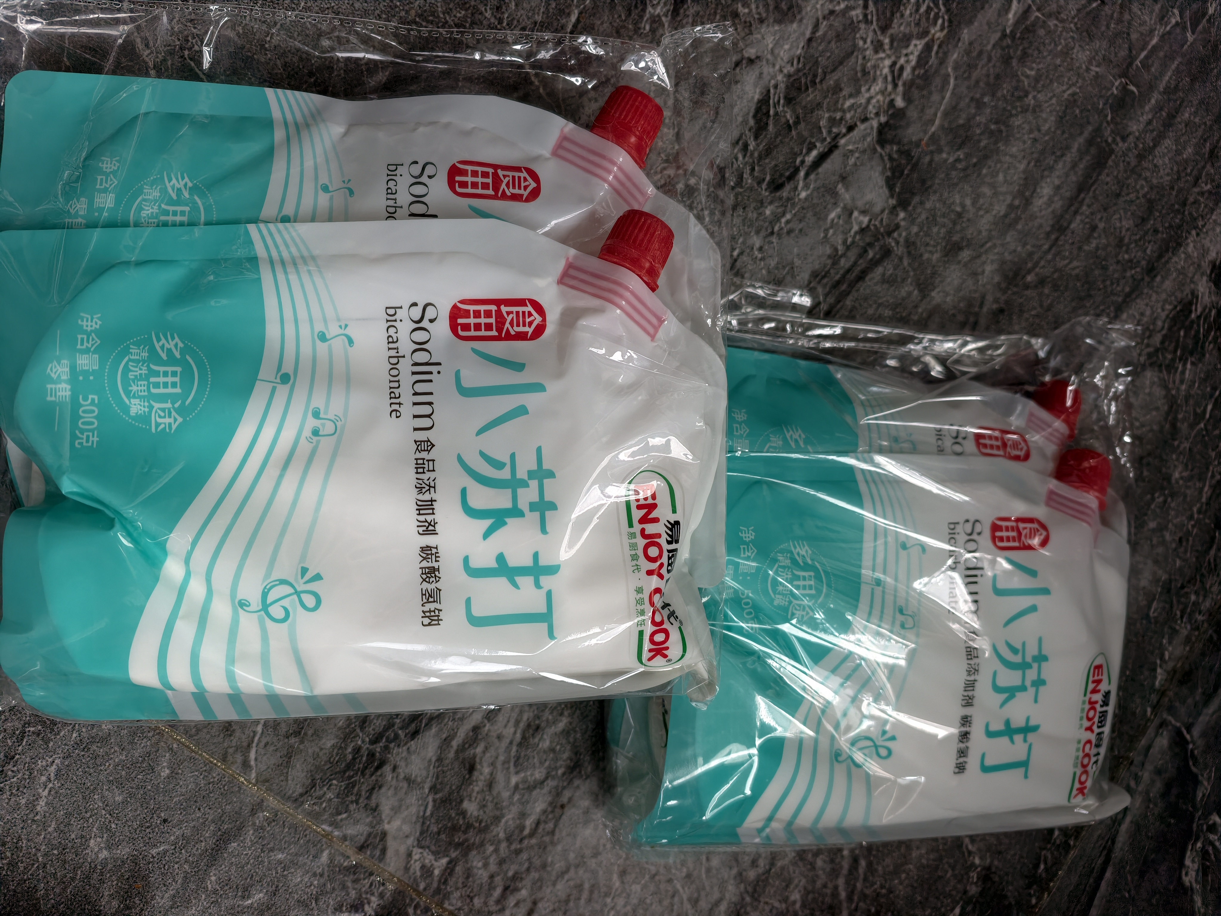 易厨食代可食用小苏打2斤（500g*2） 食品级苏打粉果蔬清洗去污烘焙梳打 实拍图