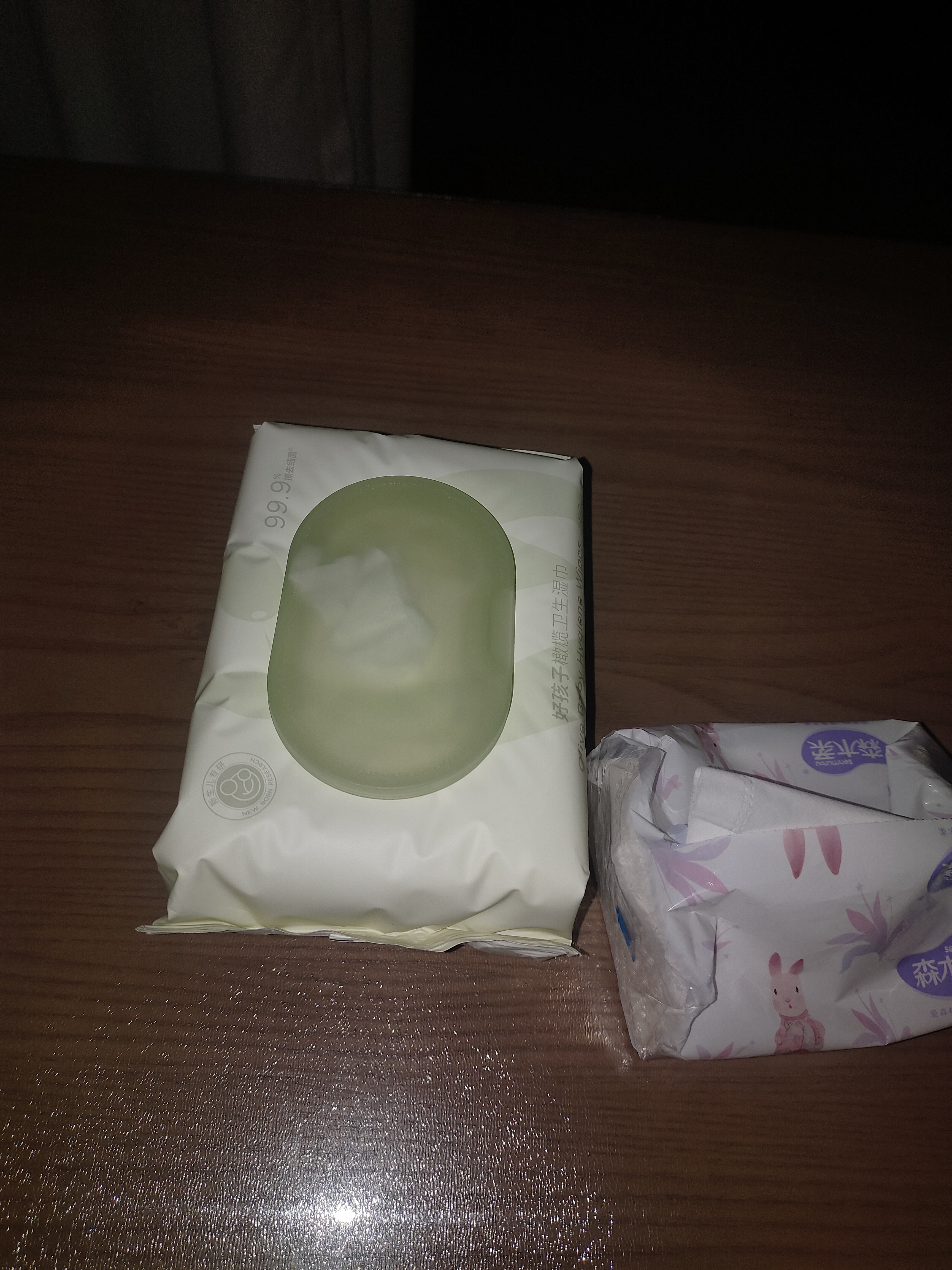 好孩子（gb）婴儿卫生湿巾 橄榄滋养湿巾80抽*8包 新生儿湿纸巾 实拍图