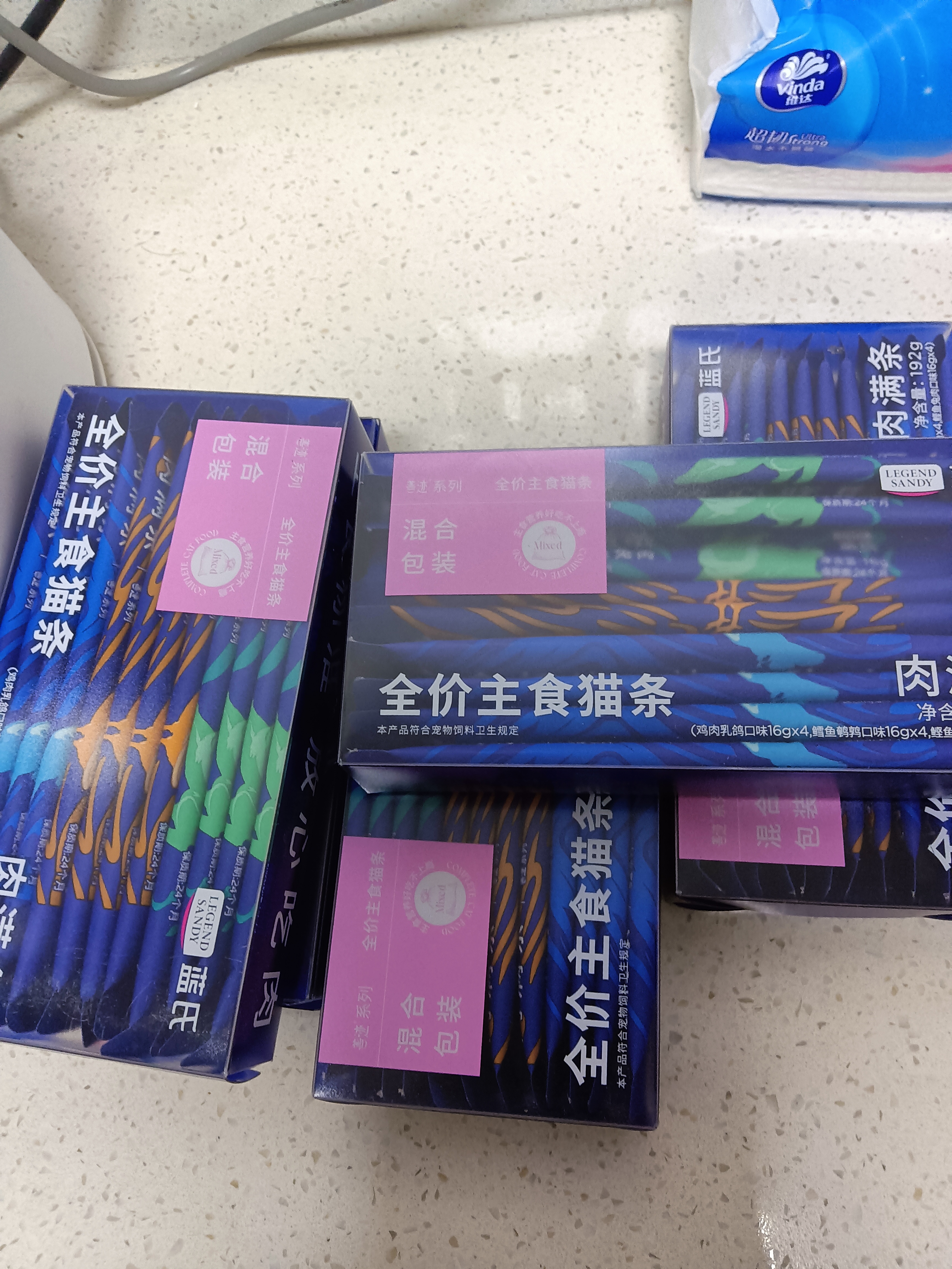 LEGENDSANDY蓝氏猫零食全价主食猫条成猫幼猫鲜肉猫湿粮罐头混合口味16g*60支 实拍图