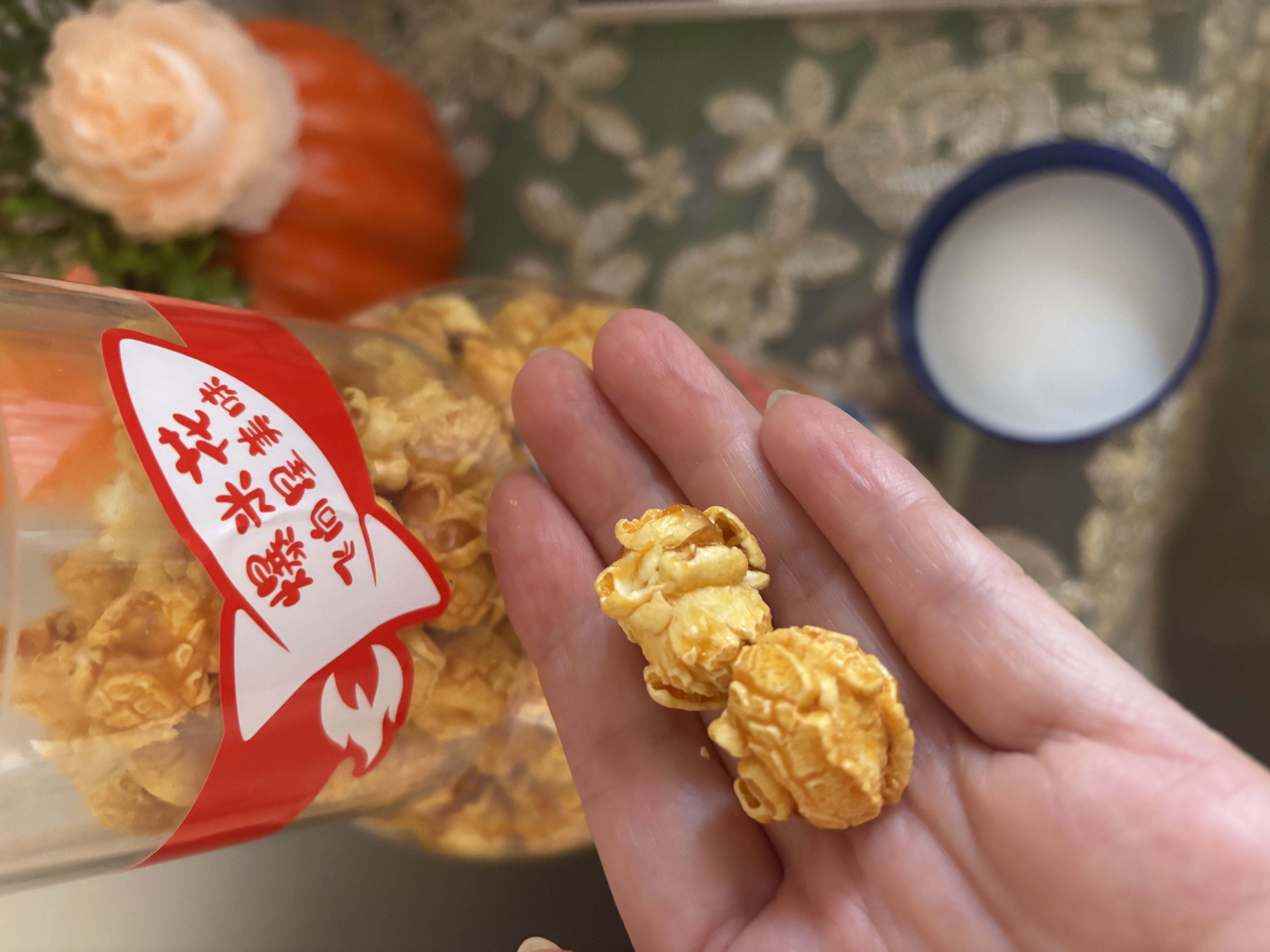 吉利火星爆米花焦糖味240g/瓶 爆米花玉米粒零食儿童礼物 实拍图