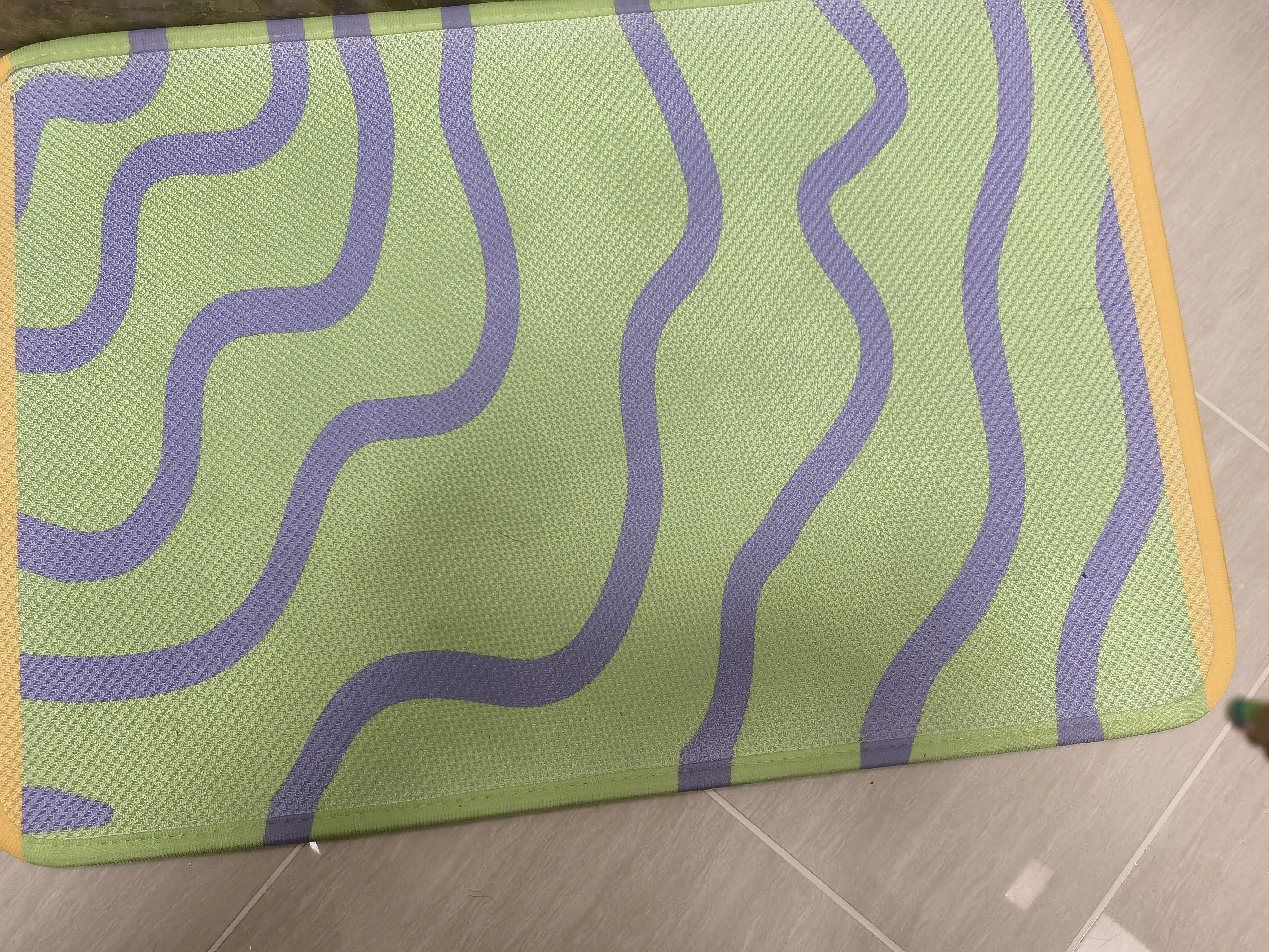 COMICOMI×JDear 特调系列小椰方吸水地垫浴室防滑加厚脚垫40*60cm 实拍图