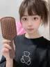 佰萃莱金丝檀木气垫梳子头皮按摩梳经络女气囊蓬松造型男养发头部保健梳 实拍图