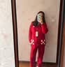 红豆（Hodo）睡衣女7A抑菌纯棉宽松结婚大红本命年情侣长袖开衫家居服套装 实拍图