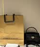 CHARLES&KEITH鳄鱼纹手提包斜挎婚包包女包生日礼物送女友CK2-50270880-1 实拍图