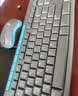 罗技（Logitech）MK275 键鼠套装 无线键鼠套装 办公键鼠套装 全尺寸 商务键鼠套装 带无线2.4G接收器 黑蓝色 实拍图