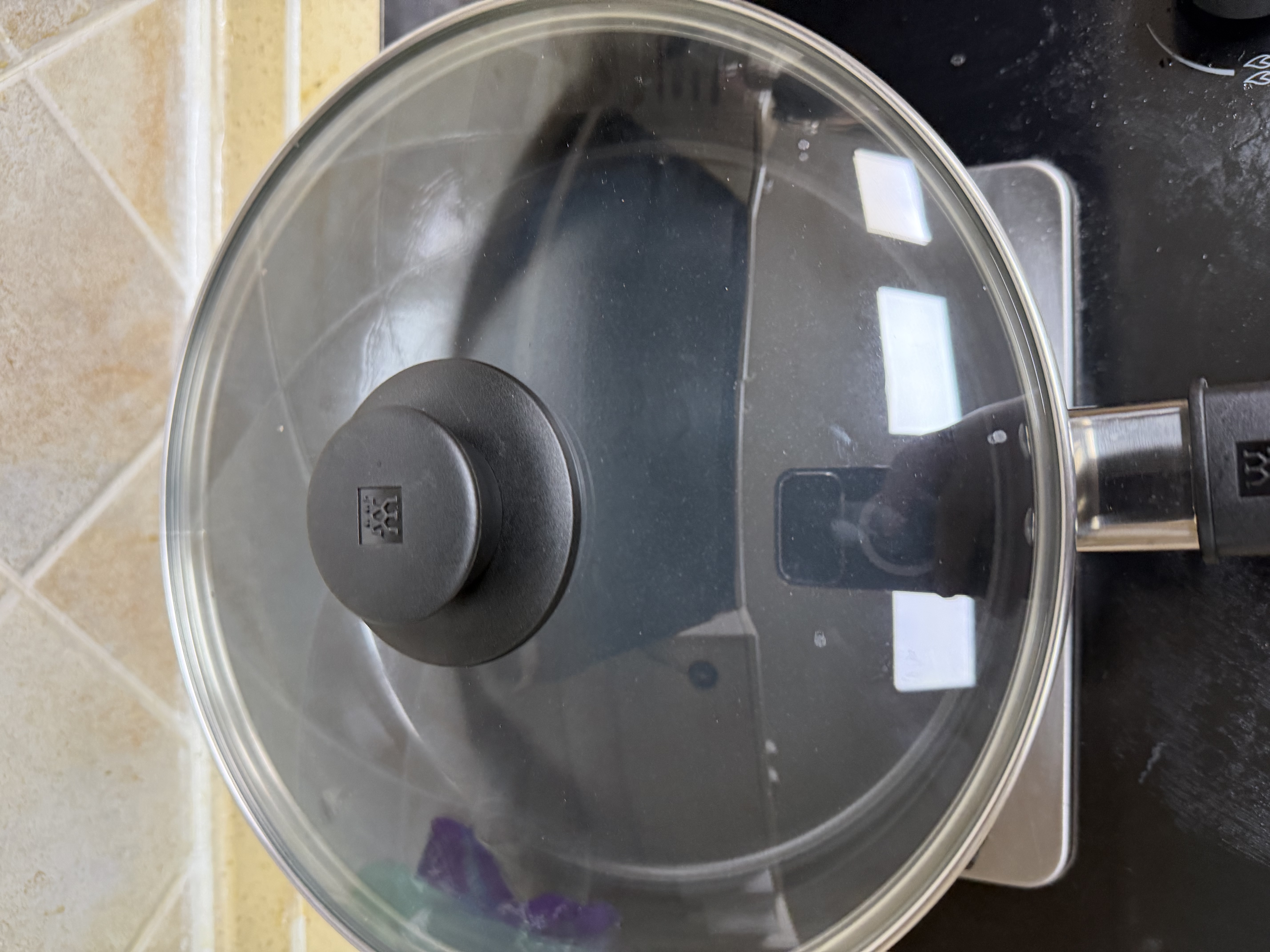 双立人（ZWILLING）不粘煎锅平底锅有钛陶瓷覆面牛排煎蛋锅Motion Plus 炉灶通用26cm 实拍图