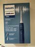 飞利浦（PHILIPS）声波电动牙刷 钻石3系 5倍洁齿5种模式 洁净亮白2刷头 送男士/女友 HX5181/02蓝 实拍图