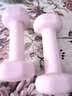 Keep哑铃女士健身家用1kg*2彩色浸塑环保手铃全身塑形薄肌训练樱粉 实拍图