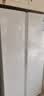 海尔（Haier）冰箱620升双开门对开门冰箱风冷无霜一级能效双变频家用大容量白色电冰箱以旧换新 冰雪白+一级双变频+黑金净化抗菌+90°开门悬停 实拍图