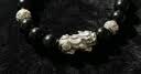 中国黄金（CHINA GOLD）足银貔貅手链男款黑曜石招财转运珠手串情人节生日礼物送男友老公 【京速达】黑曜石貔貅手链 实拍图