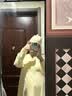 雅特茂月子服纯夏季产后棉孕妇睡衣款产妇待产喂奶哺乳家居服 四季180g（送胸垫）奶酪色1450 L 实拍图