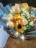 艾斯维娜鲜花速递向日葵混搭花束生日礼物全国同城配送 向日葵香槟韩式花束 实拍图