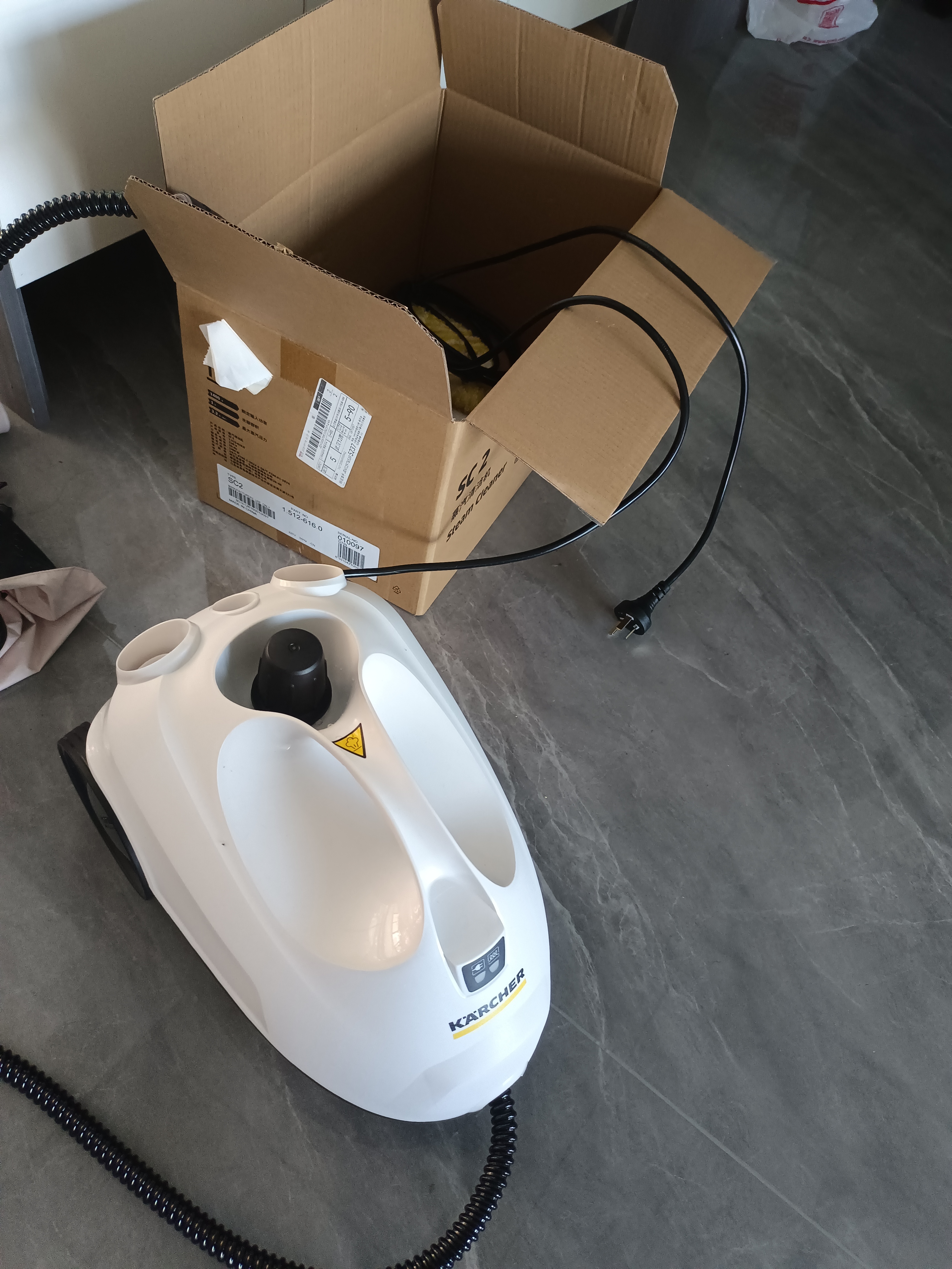 KARCHER德国卡赫 家用多功能高压高温蒸汽清洁机空调清洗机杀菌除螨 SC2 实拍图
