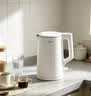 美的（Midea）电热水壶食品级304不锈钢自动断电双层防烫全钢无缝1.5L容量 MK-HJ1566 实拍图