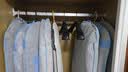 茶花大衣架 宽肩无痕晾衣架子 衣服挂架晒衣撑 西服衣挂加粗 3只 实拍图