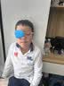 SWANS儿童泳镜日本进口防雾青少年训练防水游泳眼镜专业游泳装备浅蓝 实拍图