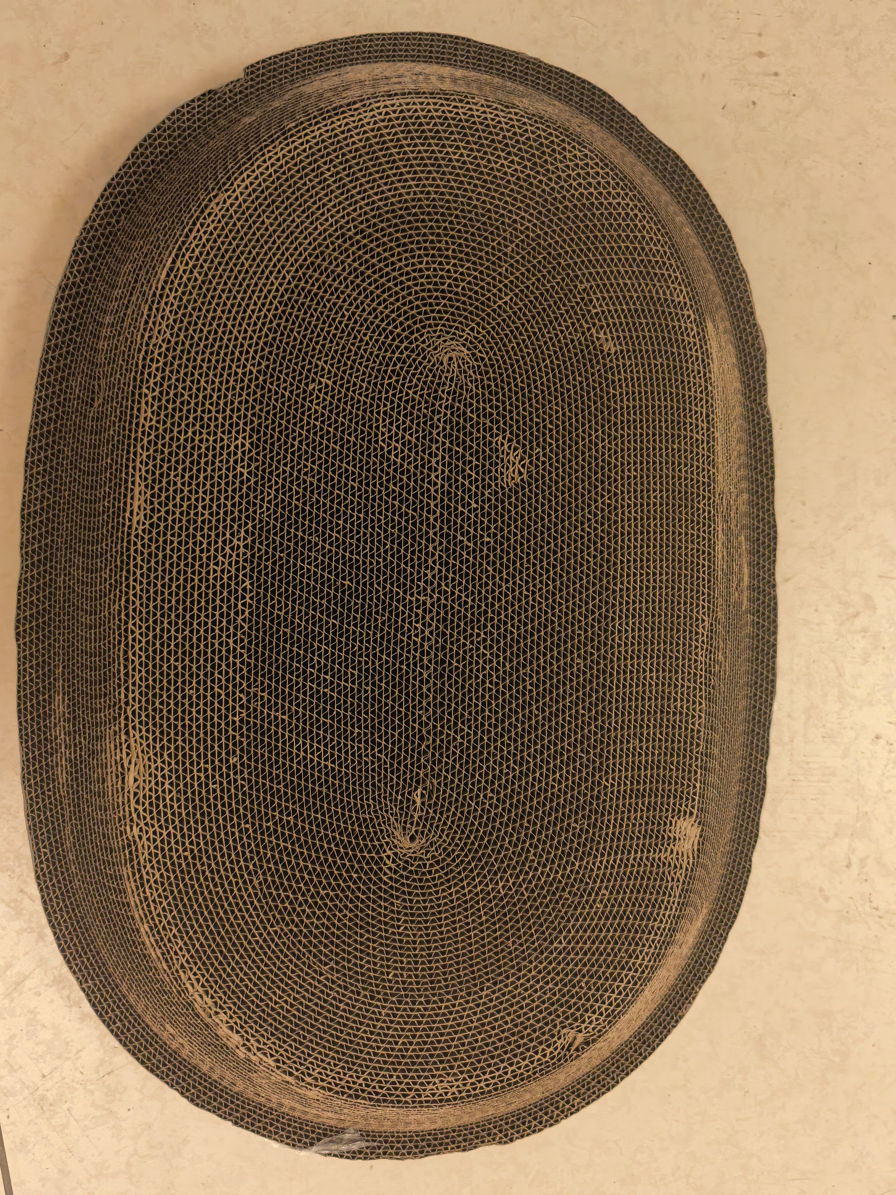 疯狂的主人猫抓板窝碗形超大号猫抓盆不掉屑猫窝宠物猫玩具瓦楞纸猫爪板 实拍图