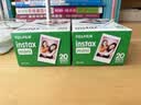 INSTAX富士instax立拍立得 mini相纸 白边双包20张+闪闪星钻边框贴 实拍图