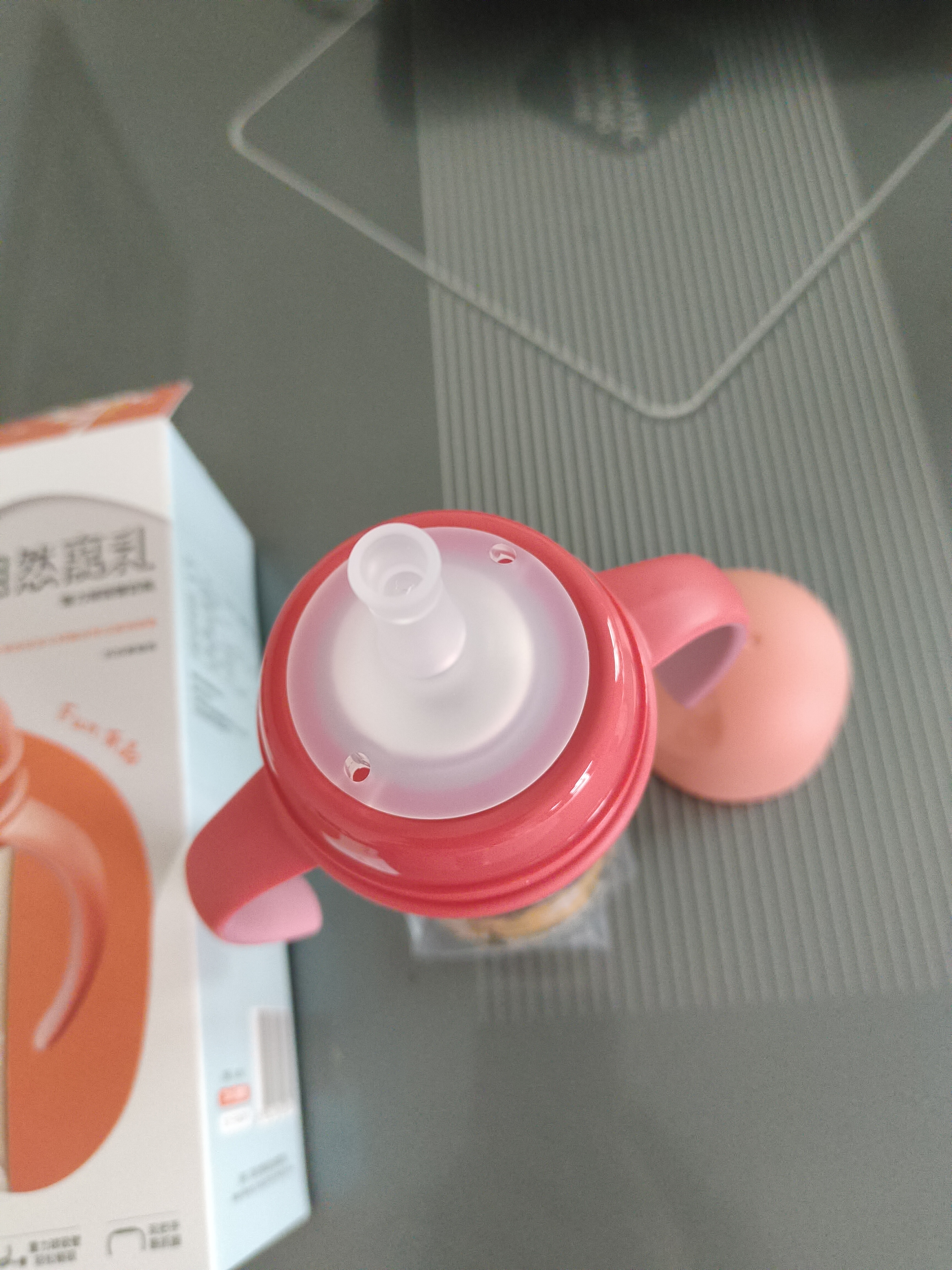 贝亲（Pigeon）贝亲 自然离乳PPSU重力球吸管奶瓶330mL 转圈圈 12月+ AA256 实拍图