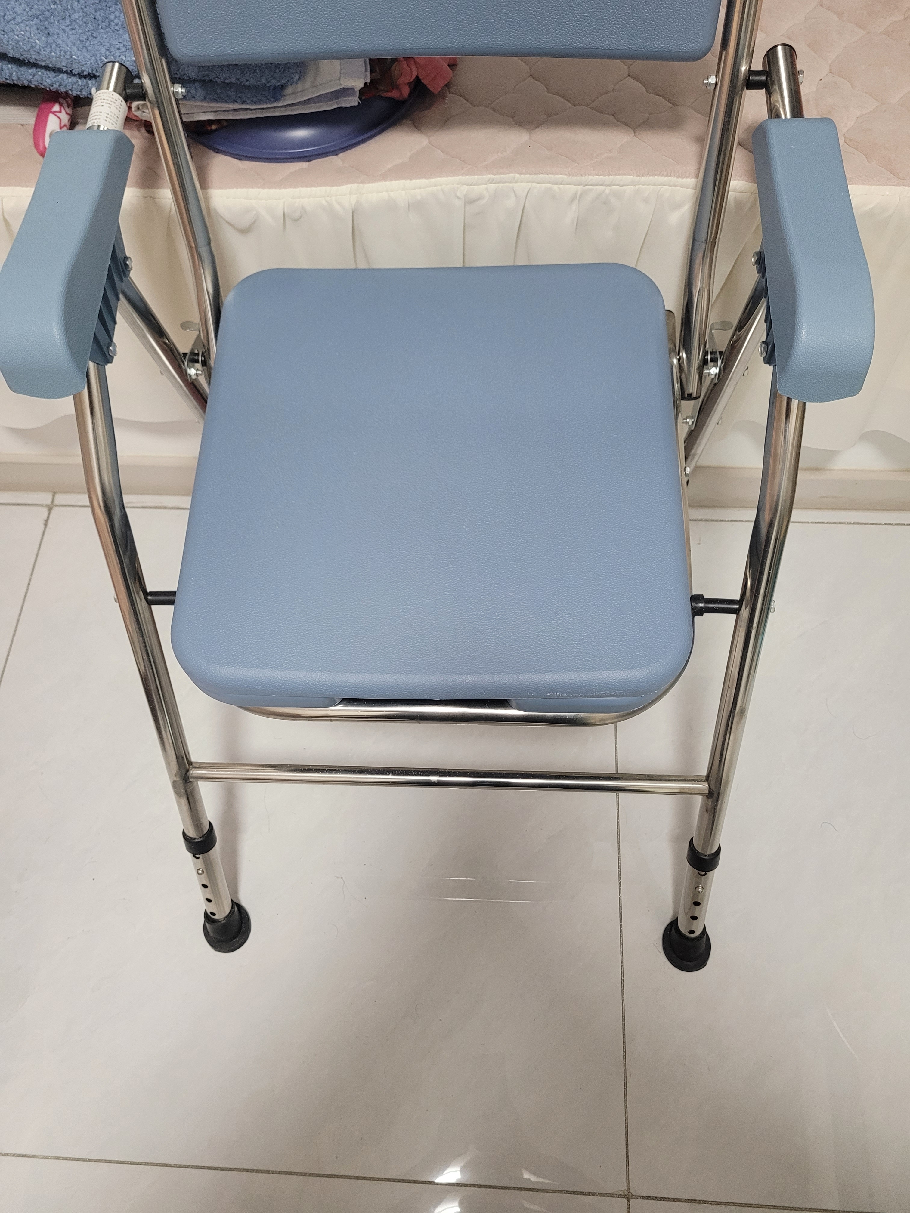 怡辉（YIHUI）坐便椅老人坐便座椅坐便器家用结实洗澡专用椅蹲大便携式移动马桶 实拍图