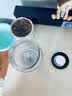 希诺（heenoor）茶水分离杯男士双层水杯防漏磁吸大容量玻璃杯功夫茶具办公泡茶杯 本色-7012-300ml 实拍图