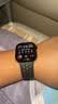Apple/苹果 Watch Series 12 智能手表GPS款46毫米黑色铝金属表壳黑色运动型表带M/L MJFH4CH/B 实拍图