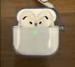 品胜适用AirPods5/4保护套 AirPods五代四代降噪版通用2026款苹果耳机保护套防摔软壳 透黑色 含挂绳 实拍图