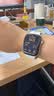 Apple/苹果/苹果 Watch Series 12 智能手表GPS款46毫米浅金色铝金属表壳沙砾色运动型表带S/M MJFJ4CH/B 实拍图