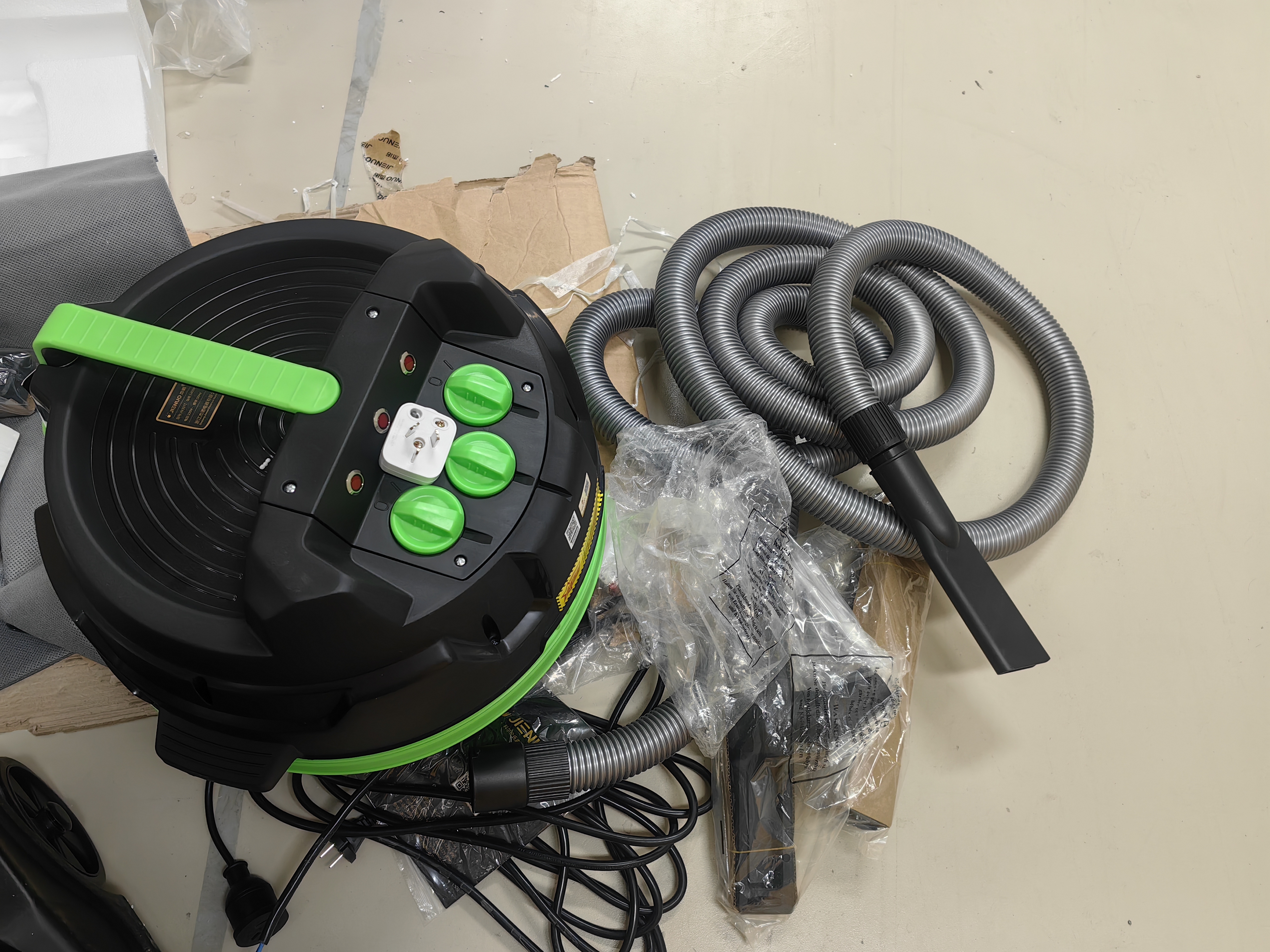 杰诺大型厂房用大吸力吸尘器工业工厂车间粉尘强力大功率吸尘吸水机自动抖尘JN-301T-80L 实拍图