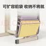 得力（deli）网纱款挂书袋课桌书挂袋 升级款书桌边挂袋书袋 学生书本收纳神器 灰色开学文具 实拍图