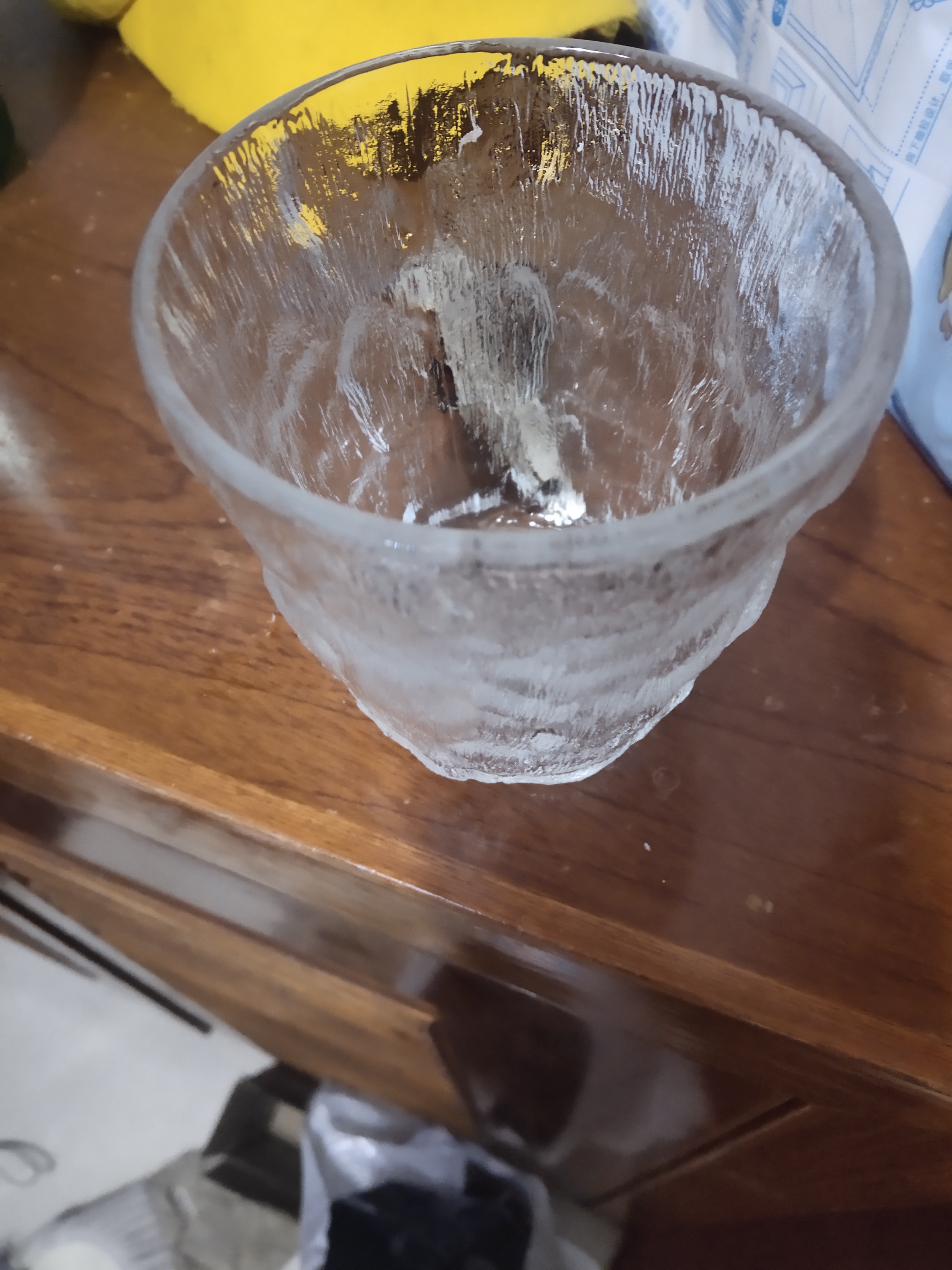 扳指杯天然水晶茶杯玻璃杯不烫手中式家用加厚养生茶杯 冰川杯【220ml  1只装】 实拍图