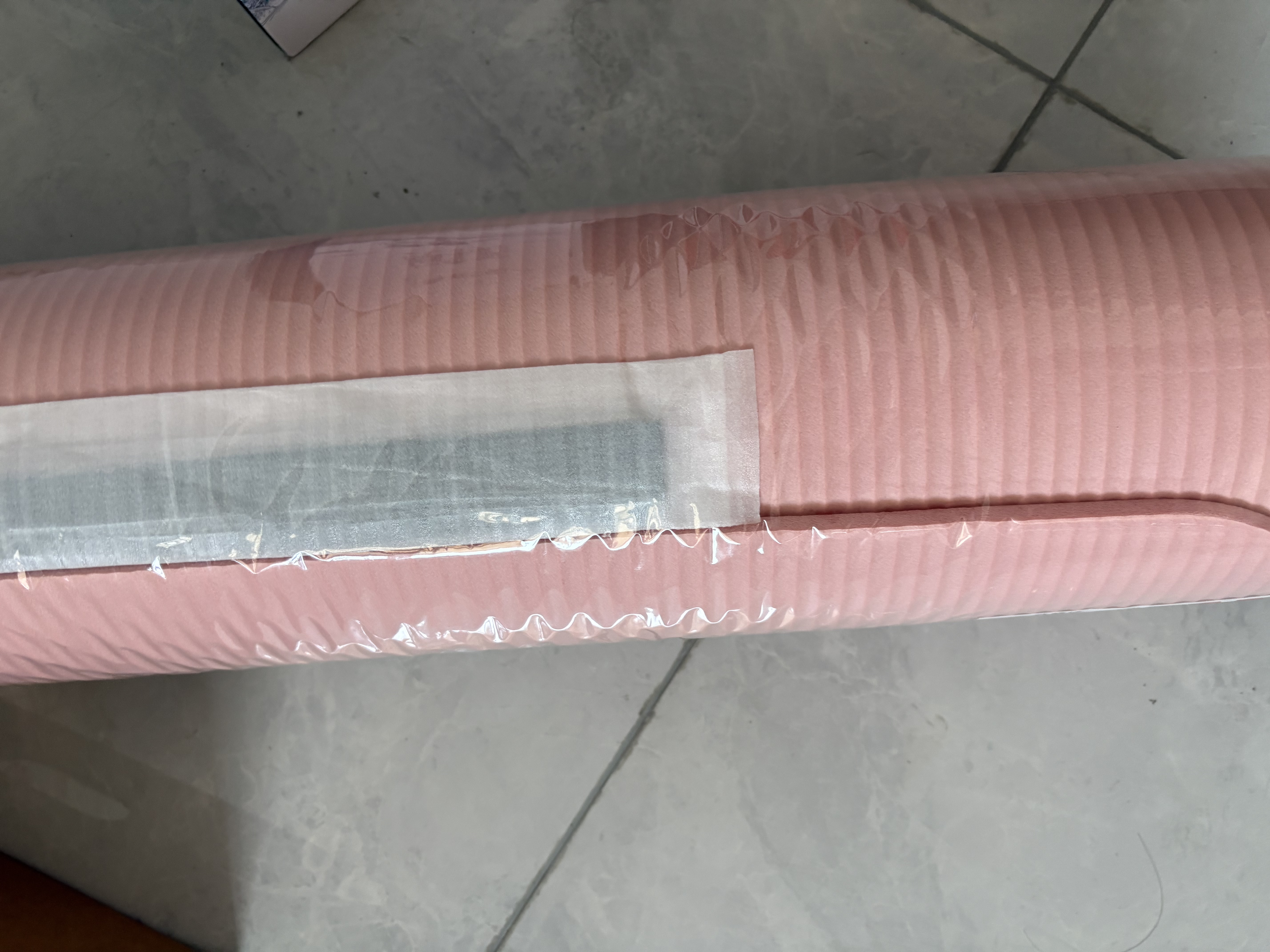 匹克瑜伽垫男女健身训练运动加减震静隔音防滑垫儿童舞蹈垫厚粉色 实拍图