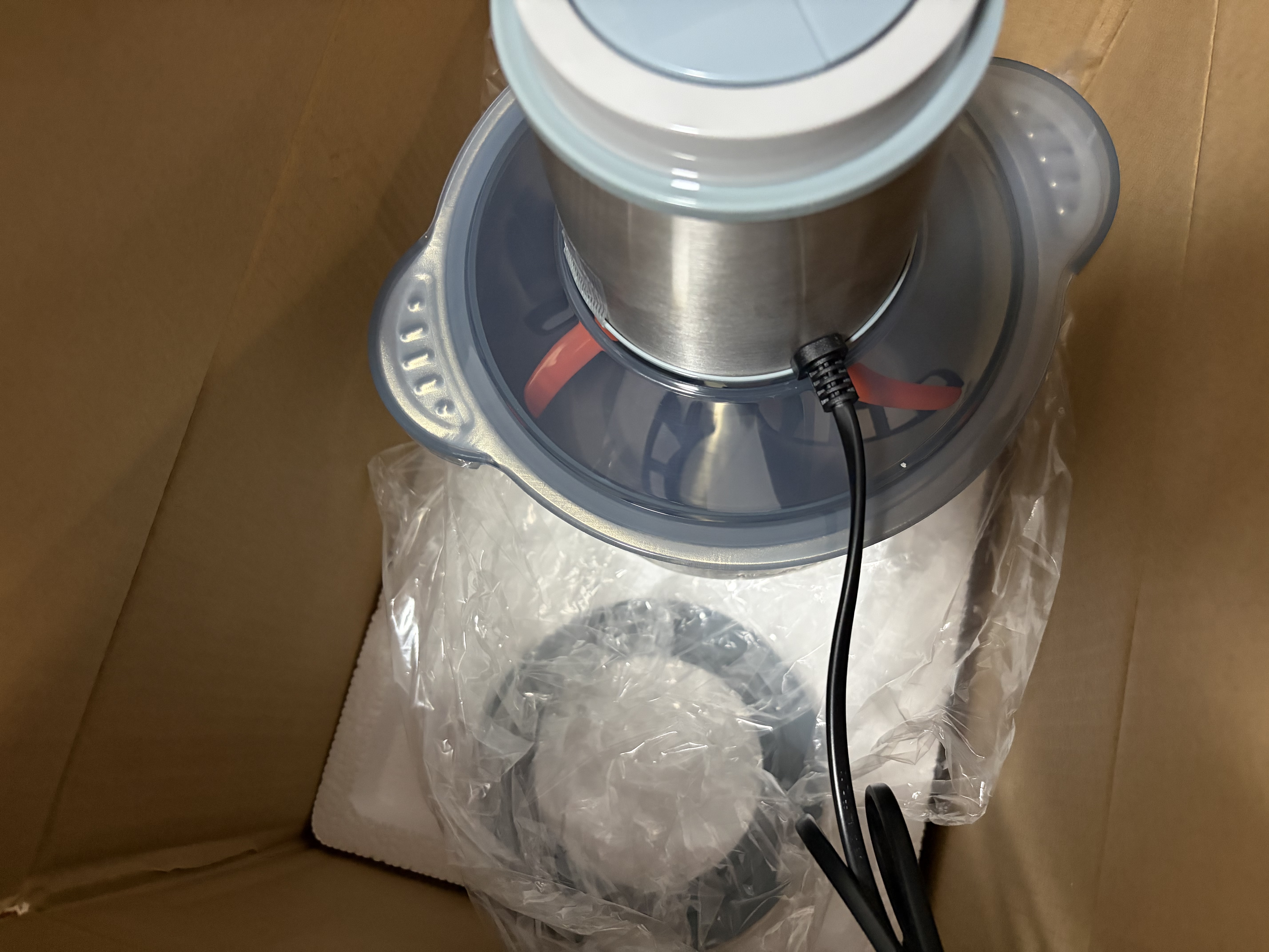 美的双刀绞肉机家用3升大容量 304不锈钢杯 多功能和面料理机绞馅机搅拌机碎肉机 3L 双刀双档JD55B 实拍图