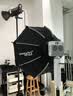 神牛（Godox）100W补光灯双色温RGB手持led摄影灯拍照视频主播室内户外打光 25600mAh容量电池手柄 实拍图