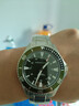 汉米尔顿（Hamilton）汉密尔顿瑞士手表男机械表卡其海军系列蛙人防水夜光男表 钢带绿色表圈40mm H82375161 实拍图