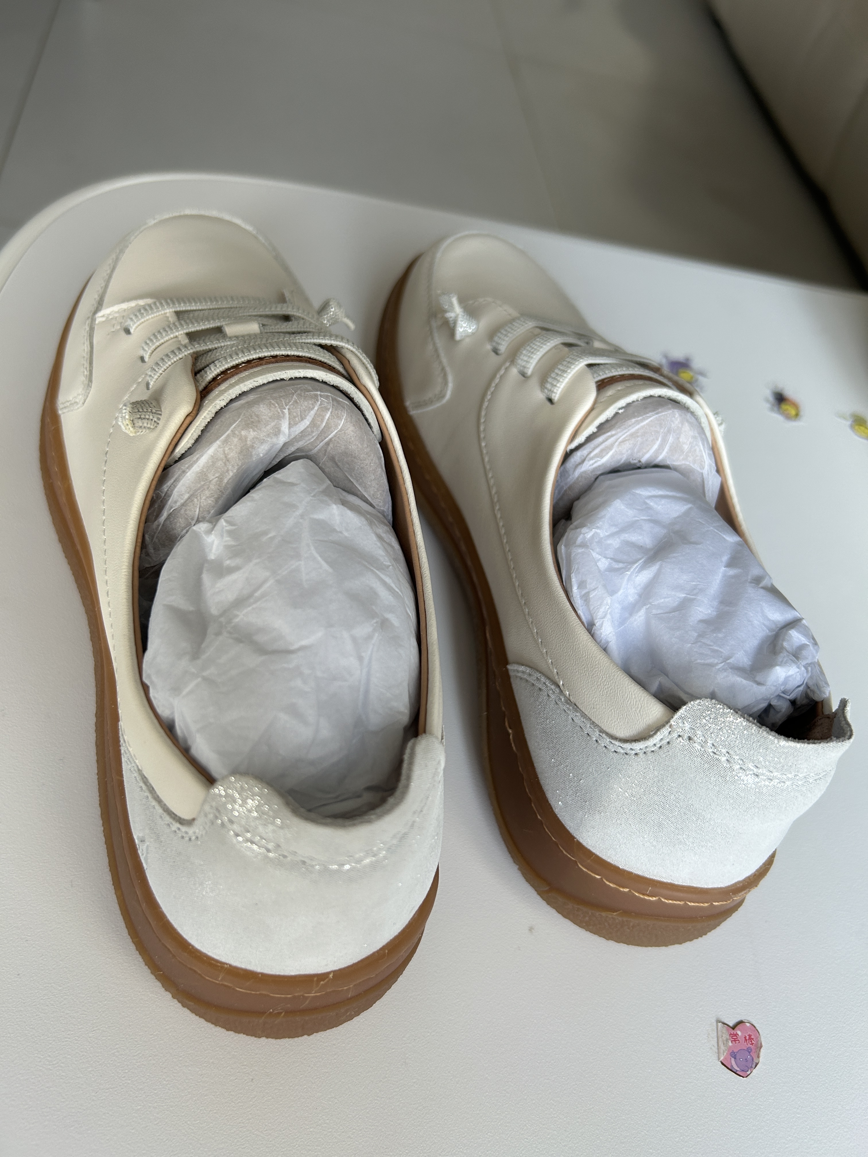 暇步士（Hush Puppies）舒芙蕾休闲鞋女 时尚轻便女鞋牛皮百搭舒适一脚蹬通勤鞋 实拍图