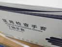 爱马斯一次性丁腈手套加厚耐用防油耐酸碱 实验室工业清洁100只/盒 蓝色APFNCHD 大号 实拍图