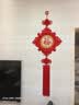 绳艺人中国结挂件客厅大号桃木福字中国结玄关乔迁平安结背景墙装饰壁挂 【纯红结】大号百福图 实拍图