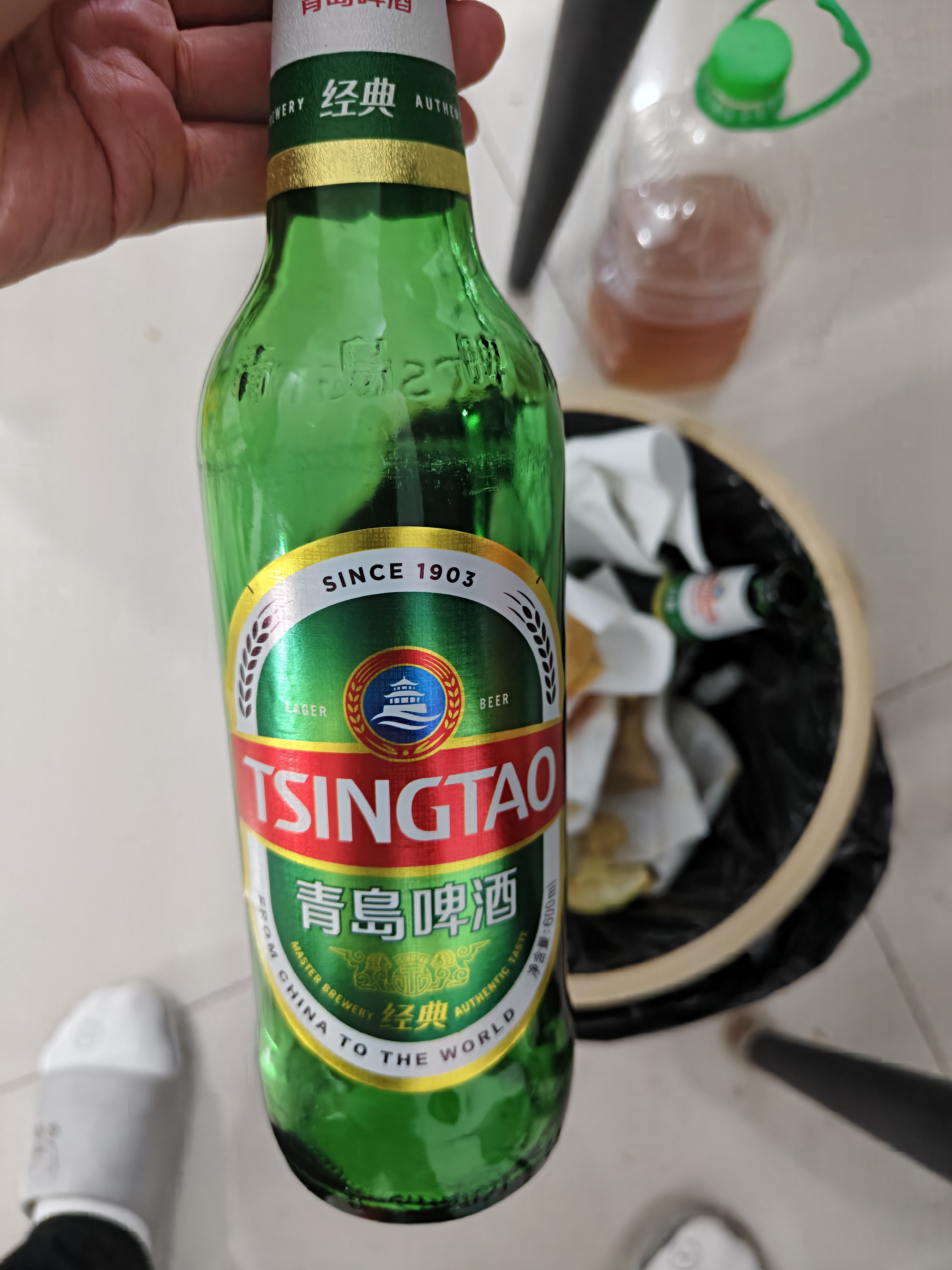 青岛啤酒（TsingTao）经典啤酒 600ml*12瓶 升级大容量 整箱装 实拍图