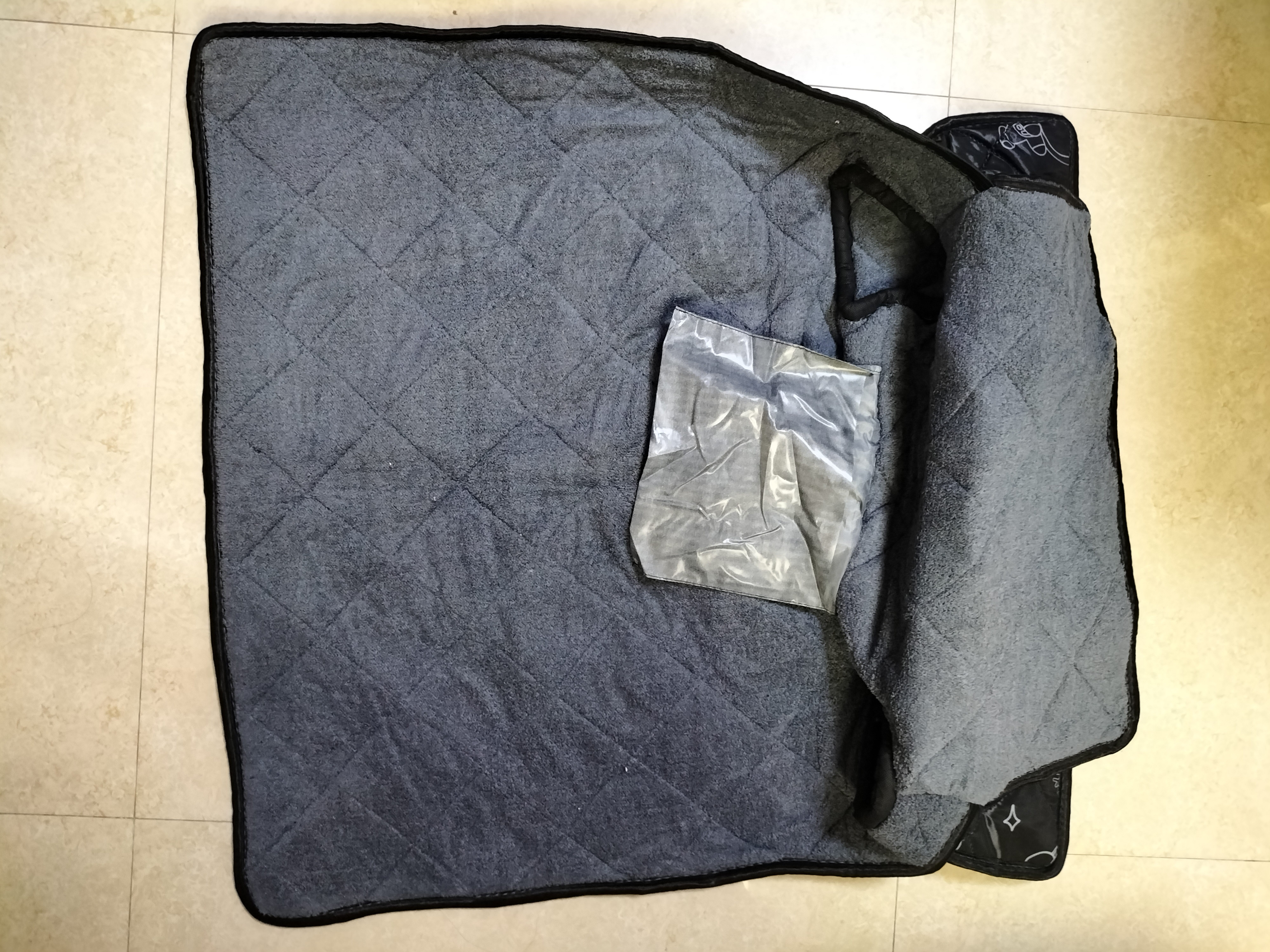 电动车挡风被挡风被新款防水保暖摩托电瓶车三轮车防风罩挡风衣冬季京喜加绒加厚加大黑色 宇航员-黑色 实拍图