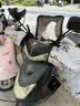 梦多福 电动车挡风被亲子 秋冬季加绒加厚防水防寒保暖拉链款可带孩子电瓶车挡风被摩托车护膝两用挡风衣 小雪人奶灰色【亲子护脖护肩款】5层加绒/5级保暖 新升级加厚 实拍图