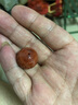 彩荷凉山火焰纹原矿无优化南红玛瑙雕刻回纹圆珠散珠星月菩提配饰 直径20mm 实拍图