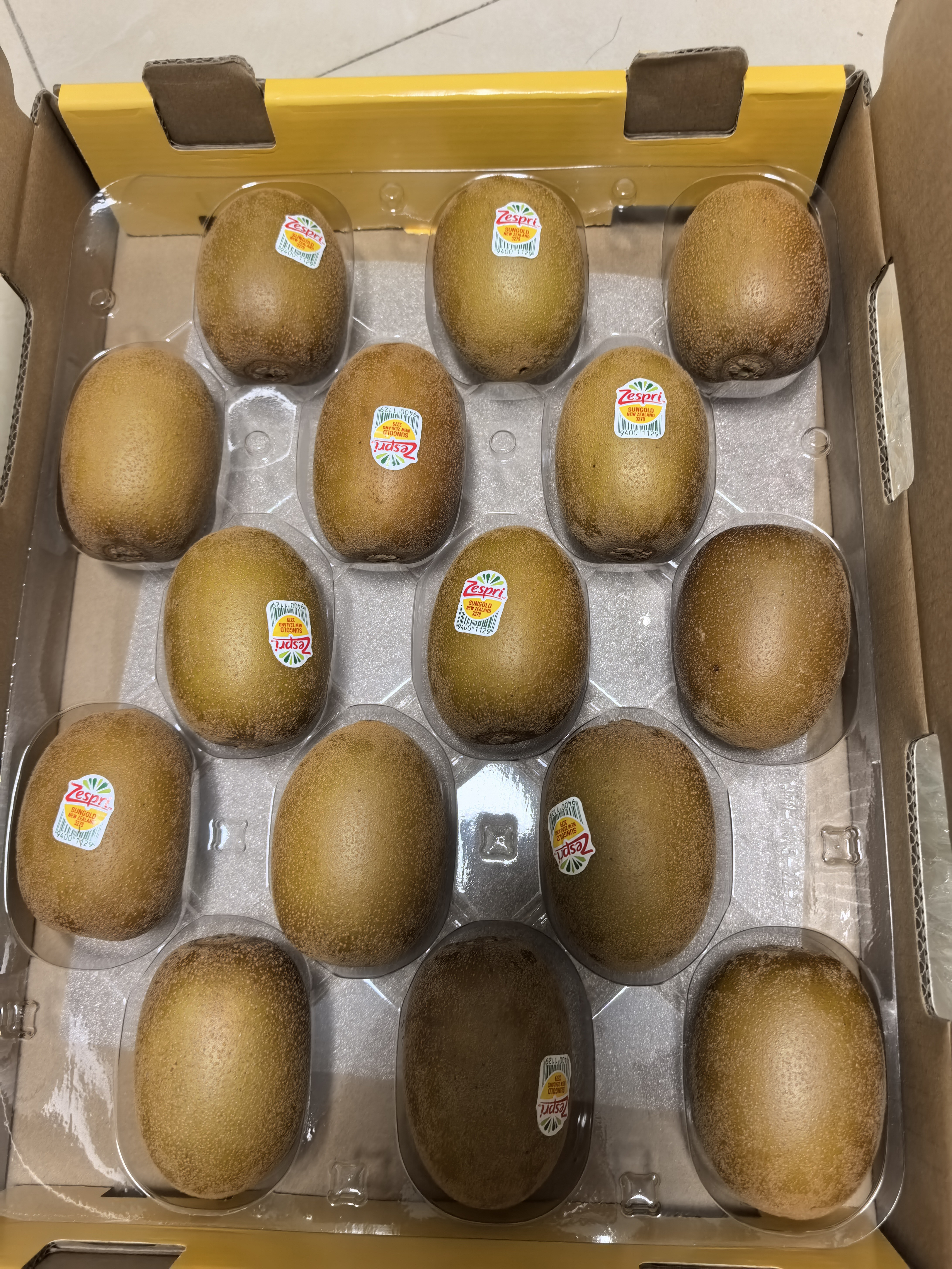 佳沛（zespri）新西兰 金奇异果特大果15粒134-146g猕猴桃水果礼盒 实拍图