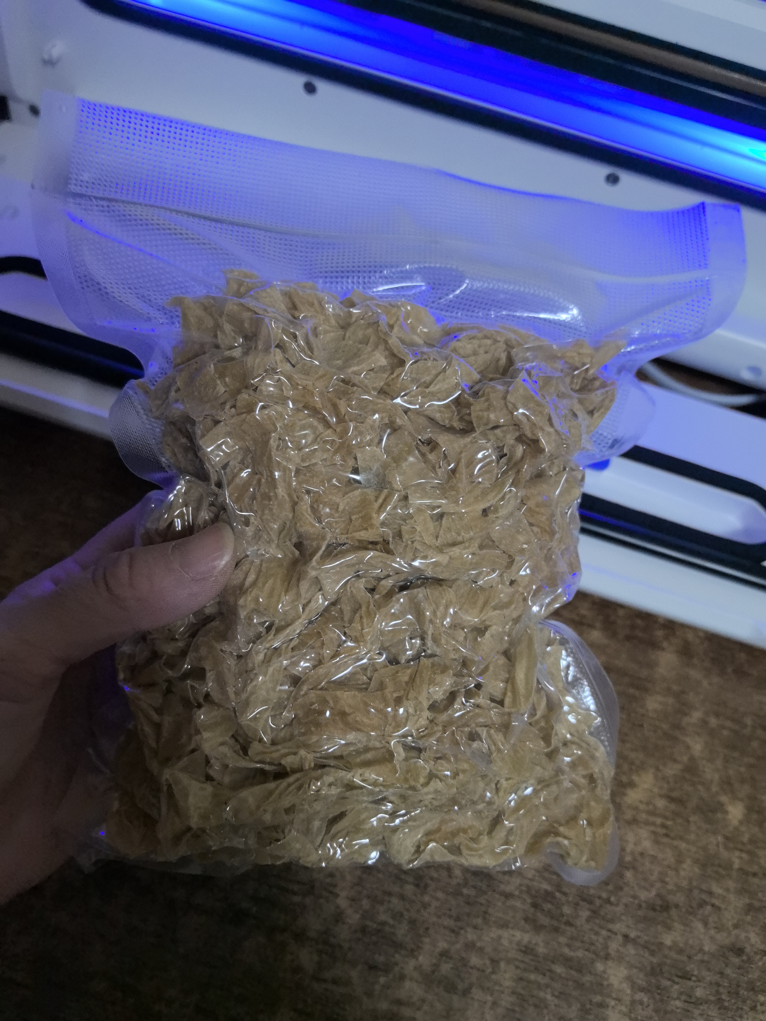 乐扣乐扣小鲜盒【新品蓝光可视】家用抽真空封口机真空保鲜干湿抽 全自动一体包装食品真空塑封机 实拍图