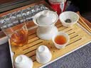 京东京造茶具整套装羊脂玉陶瓷功夫茶具壶杯盘中秋送礼物家用白瓷盖碗15件 实拍图