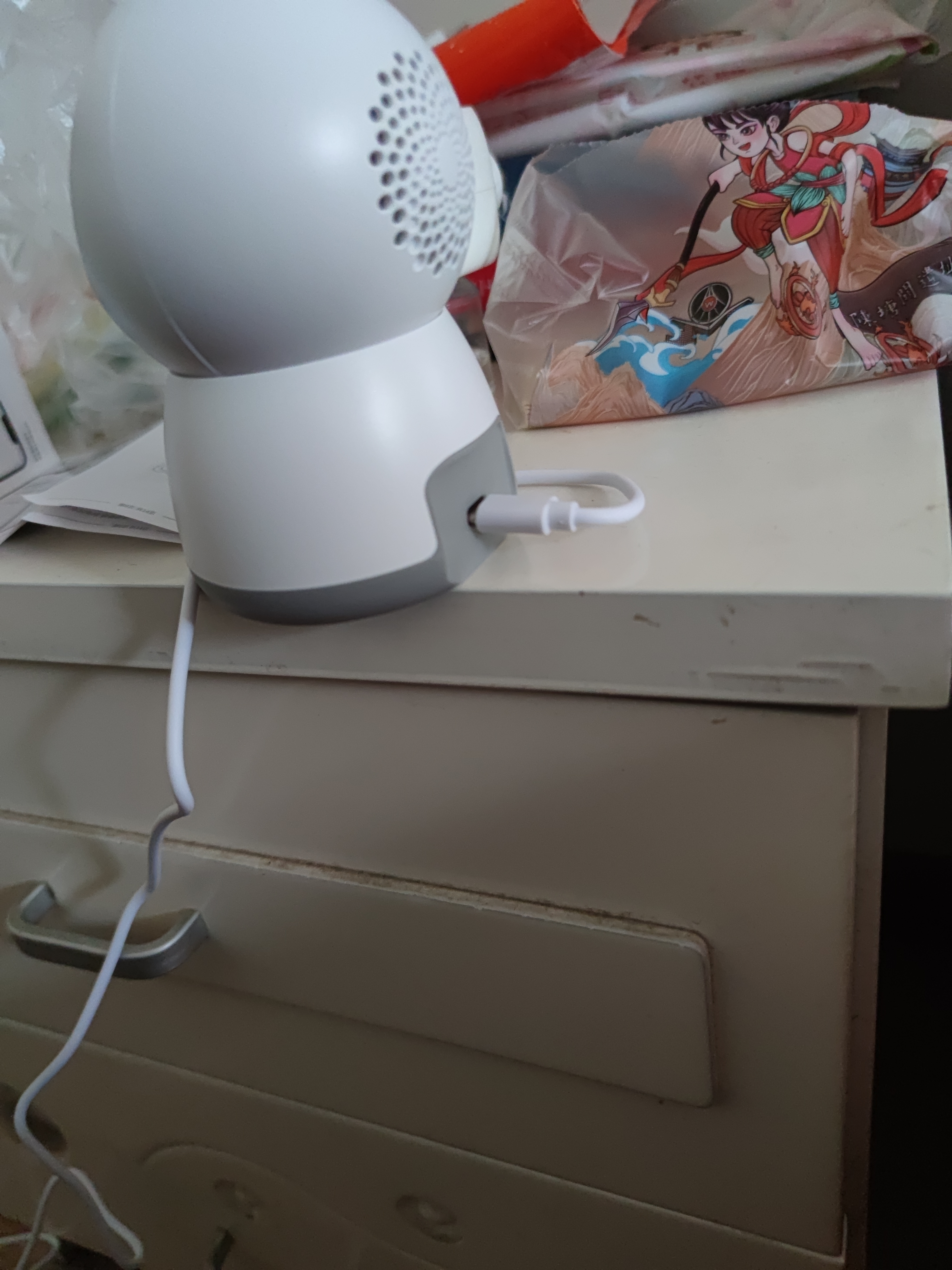 奥克斯800万摄像头监控无线wifi网络高清夜视监控器360度无死角带夜视全景云台家用AI监控手机远程 实拍图