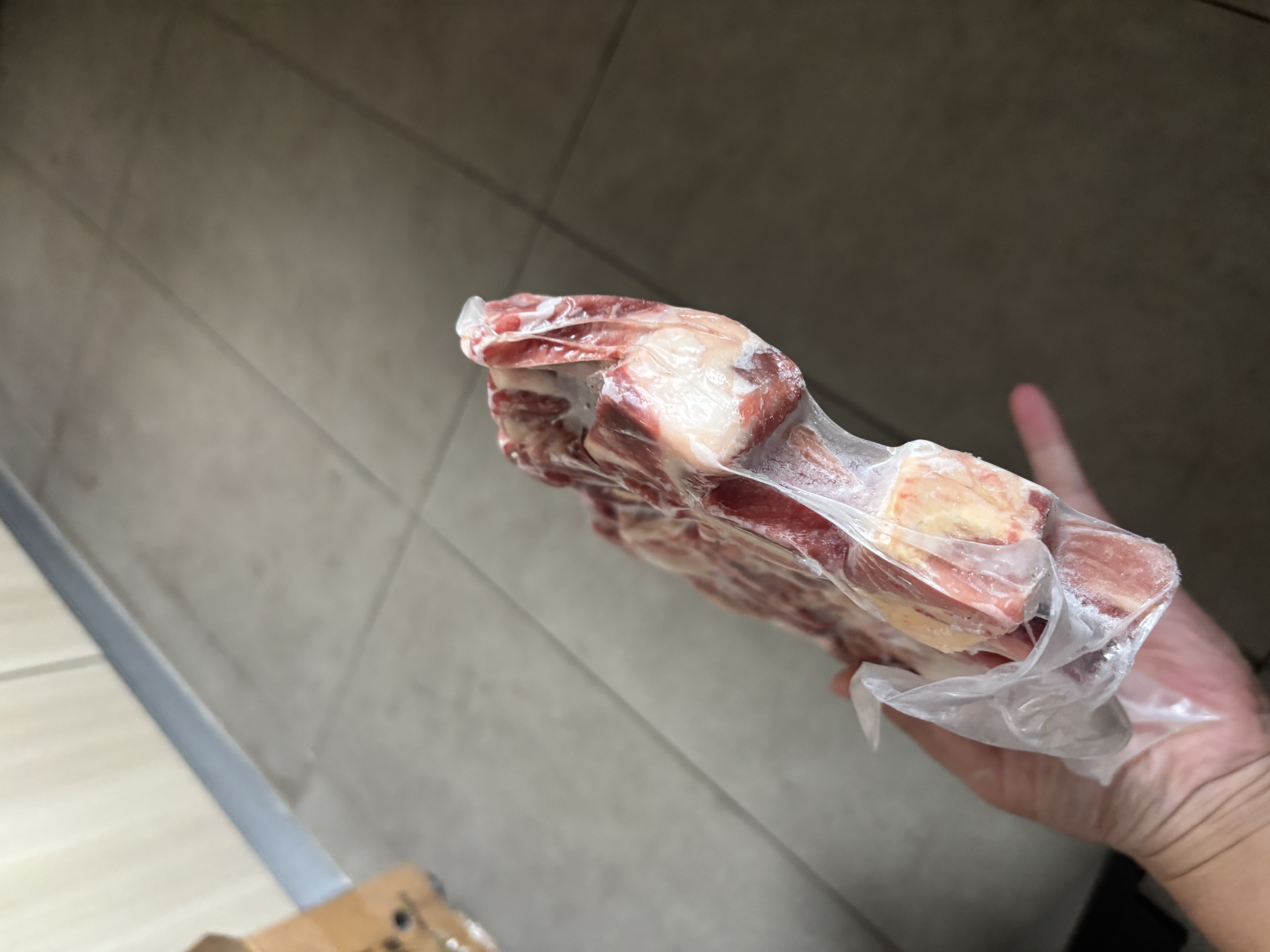 月盛斋 原切牛腩块净重3斤 进口生鲜炖煮食材  清真品质中华老字号 实拍图