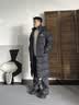 准者（RIGORER）长款羽绒服男2026秋冬新款连帽保暖防风加厚运动户外休闲情侣外套 纯正黑 L (175) 实拍图