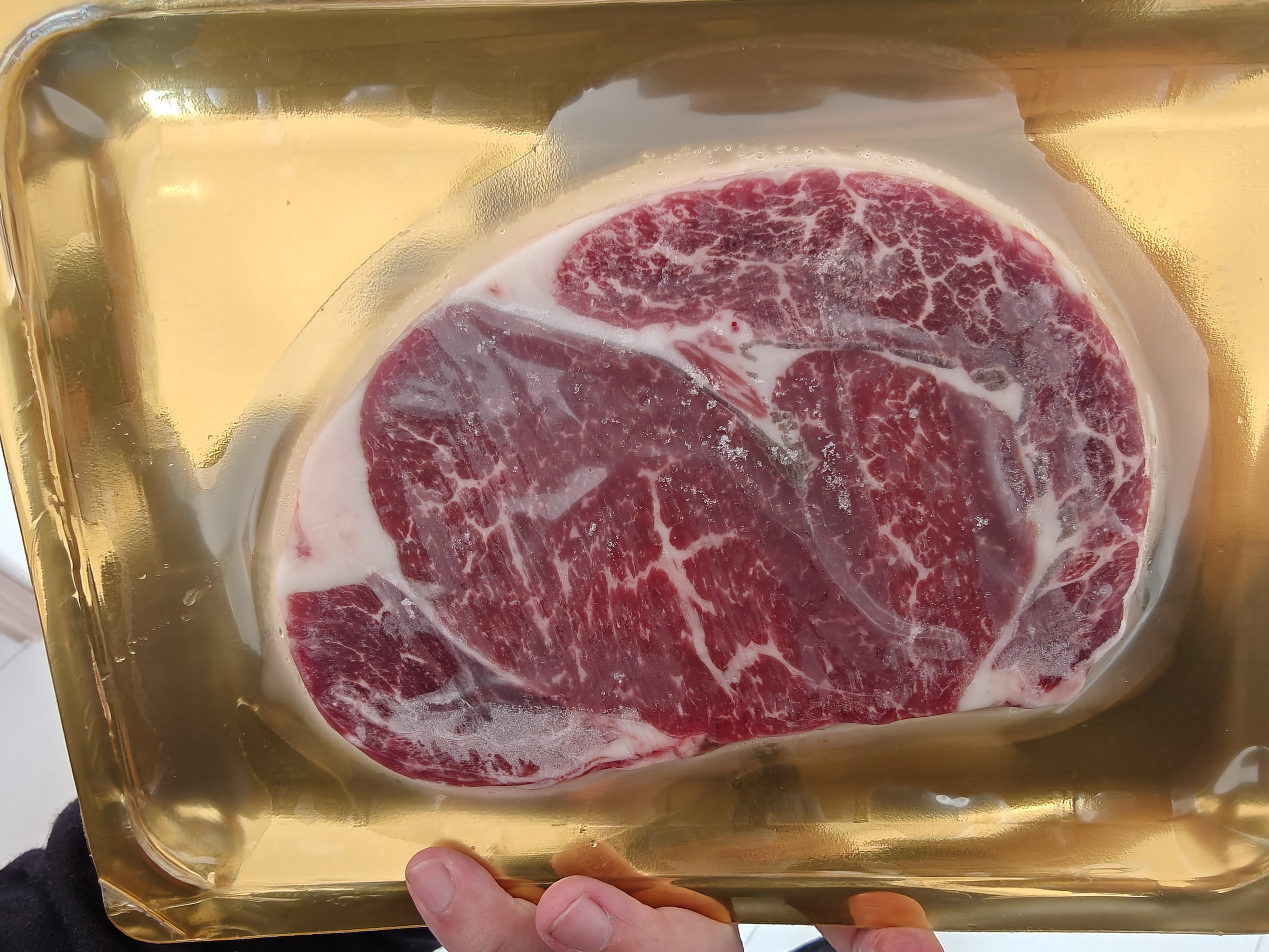 龍江和牛国产和牛原切眼肉雪花牛排(M3)200克谷饲600天牛肉烧烤【真原切】 实拍图